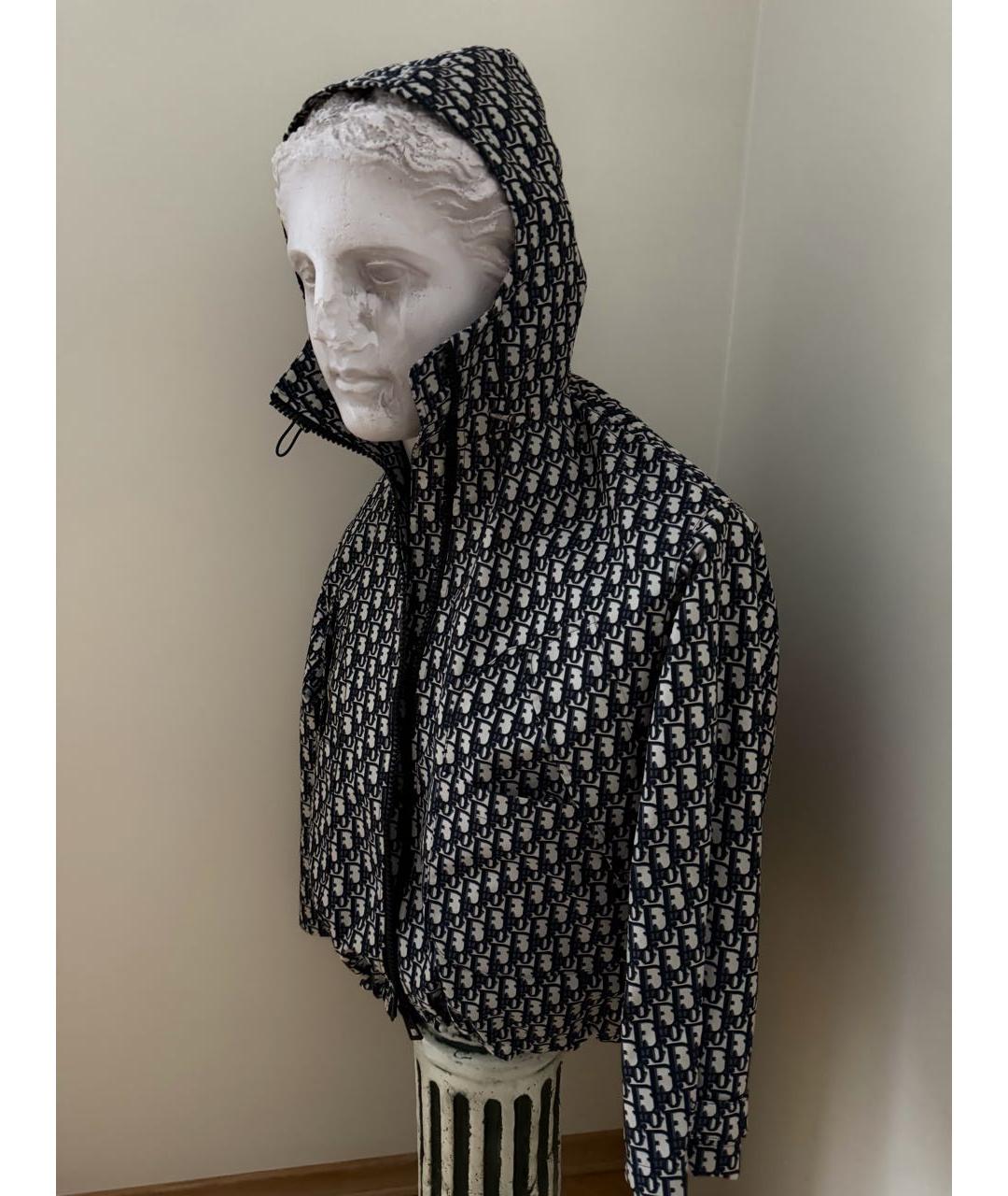 CHRISTIAN DIOR Темно-синяя полиэстеровая куртка, фото 6