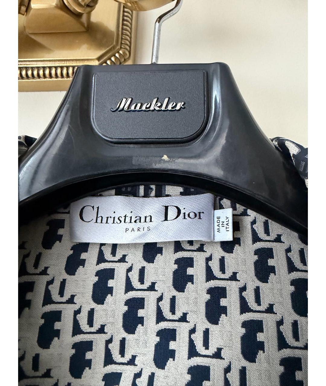 CHRISTIAN DIOR Темно-синяя полиэстеровая куртка, фото 3