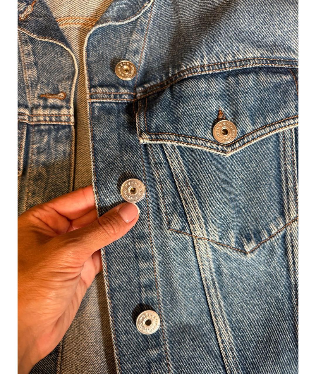 WEEKEND MAX MARA Синяя деним куртка, фото 7