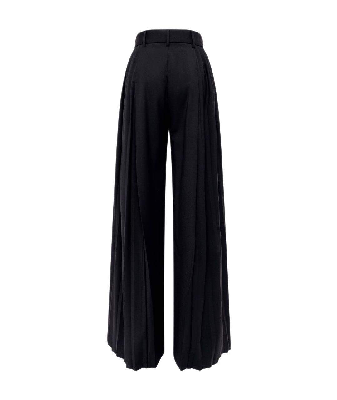 GIUSEPPE DI MORABITO Черные шерстяные брюки широкие, фото 2