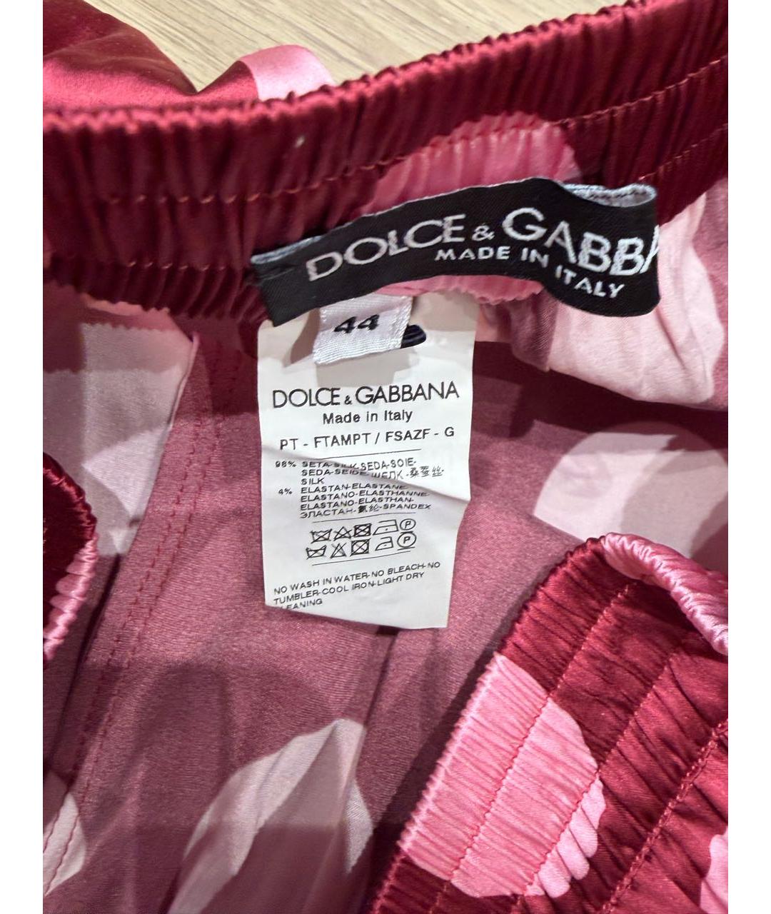 DOLCE&GABBANA Шелковый костюм с брюками, фото 5