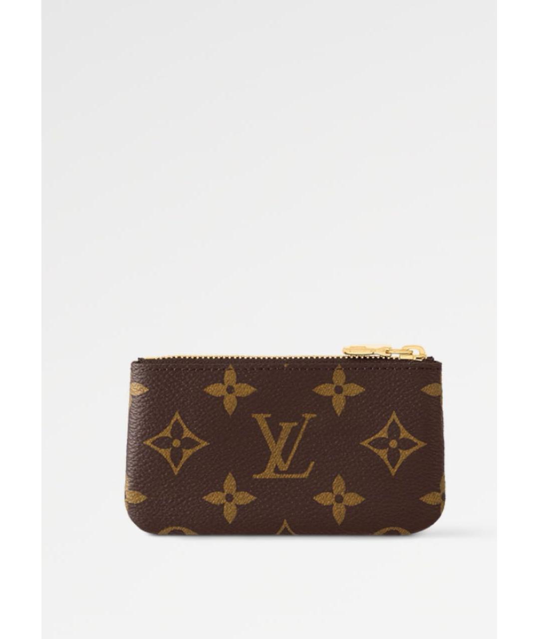 LOUIS VUITTON Коричневая ключница, фото 5