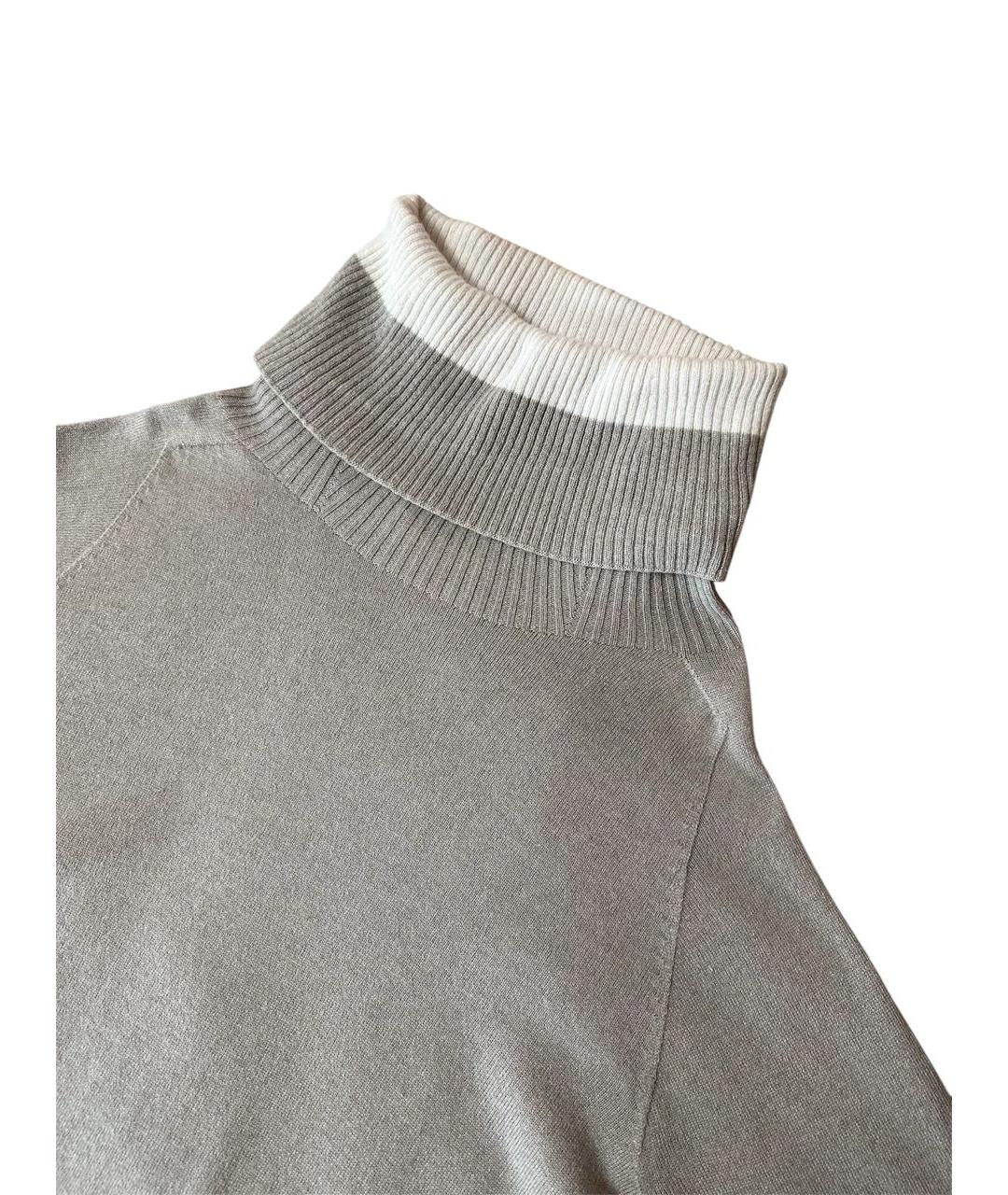 D.EXTERIOR Серая кашемировая водолазка, фото 7