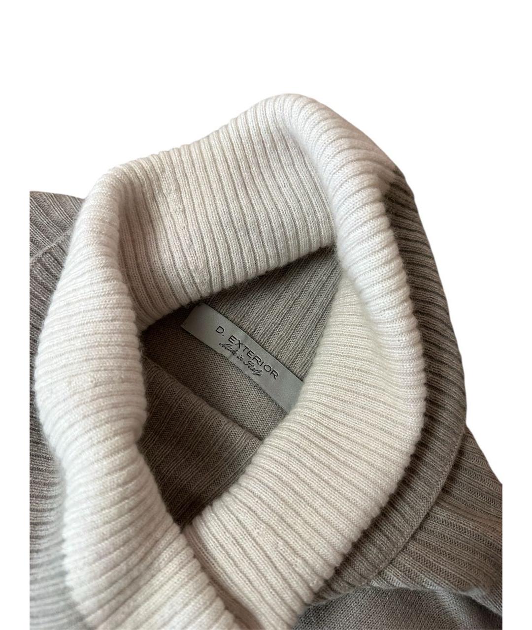 D.EXTERIOR Серая кашемировая водолазка, фото 4