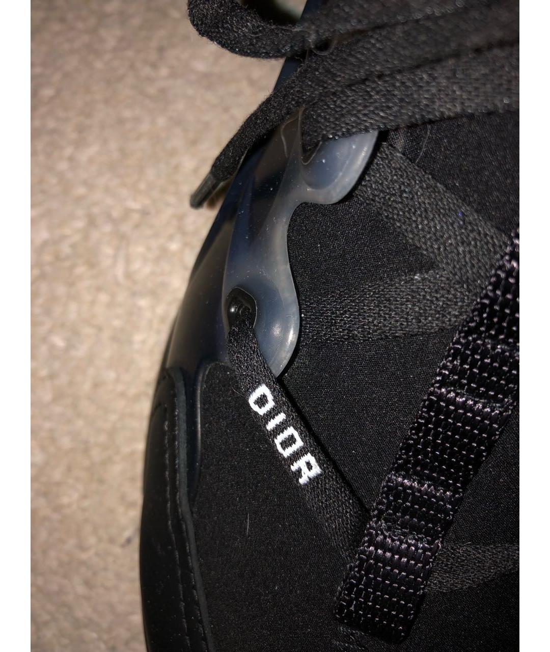 CHRISTIAN DIOR Черные текстильные кроссовки, фото 7