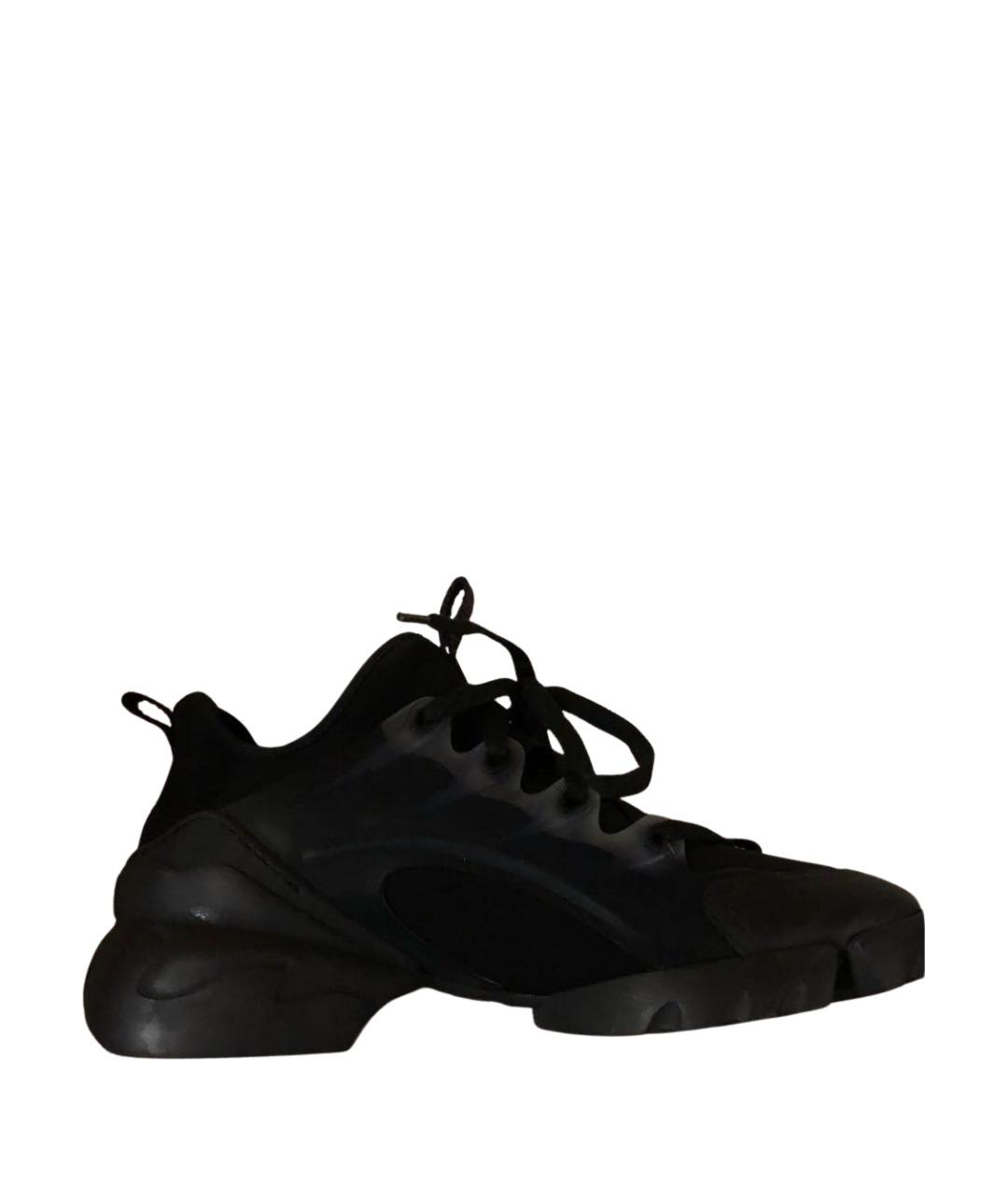 CHRISTIAN DIOR Черные текстильные кроссовки, фото 1