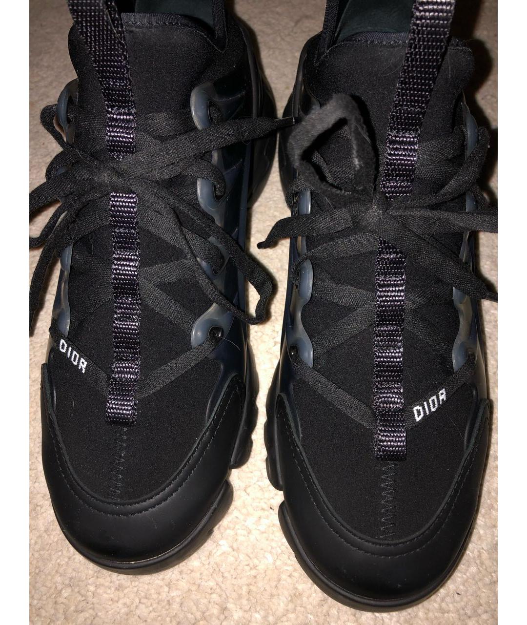 CHRISTIAN DIOR Черные текстильные кроссовки, фото 2