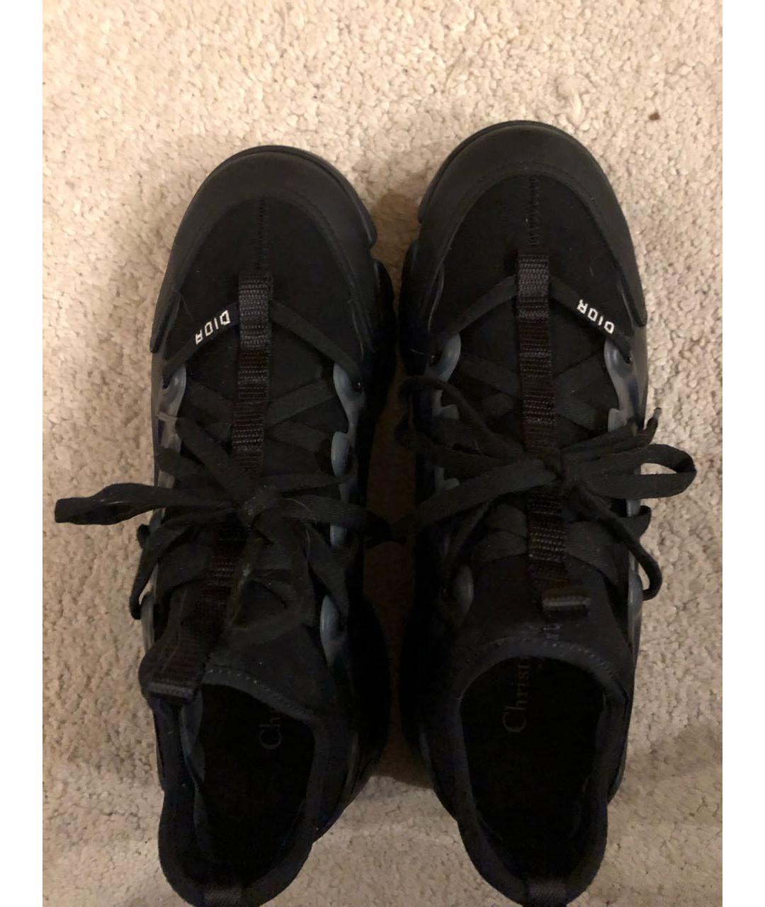 CHRISTIAN DIOR Черные текстильные кроссовки, фото 3