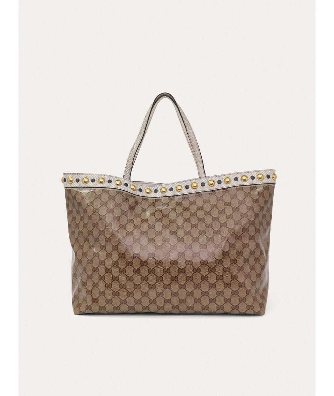 GUCCI Бежевая сумка тоут, фото 3