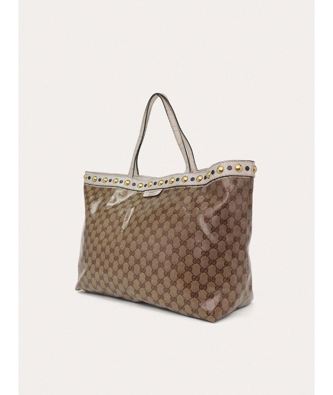 GUCCI Бежевая сумка тоут, фото 2