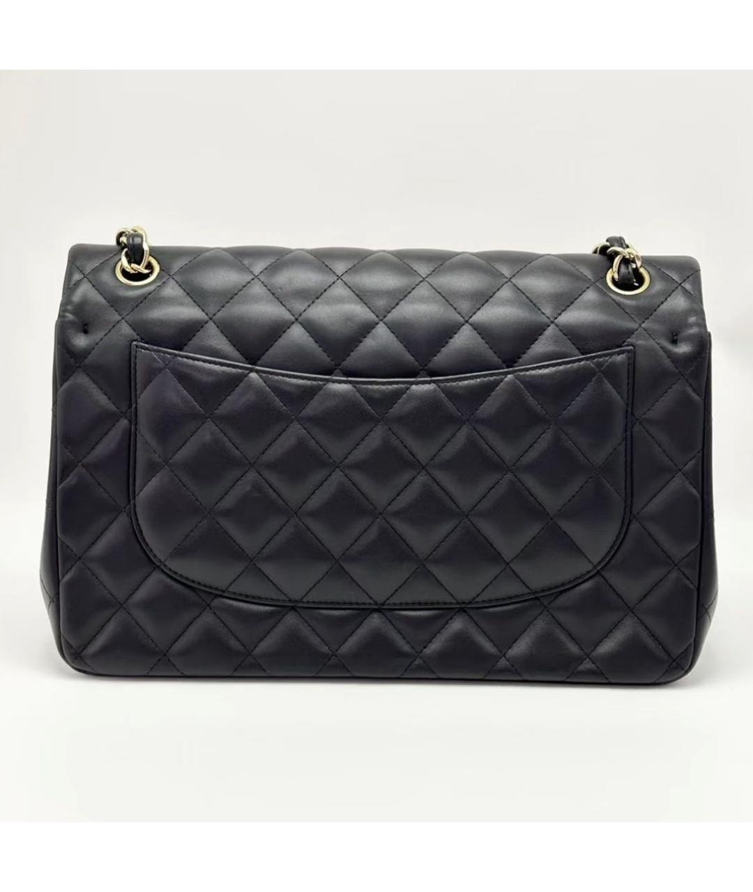 CHANEL Черная кожаная сумка через плечо, фото 3