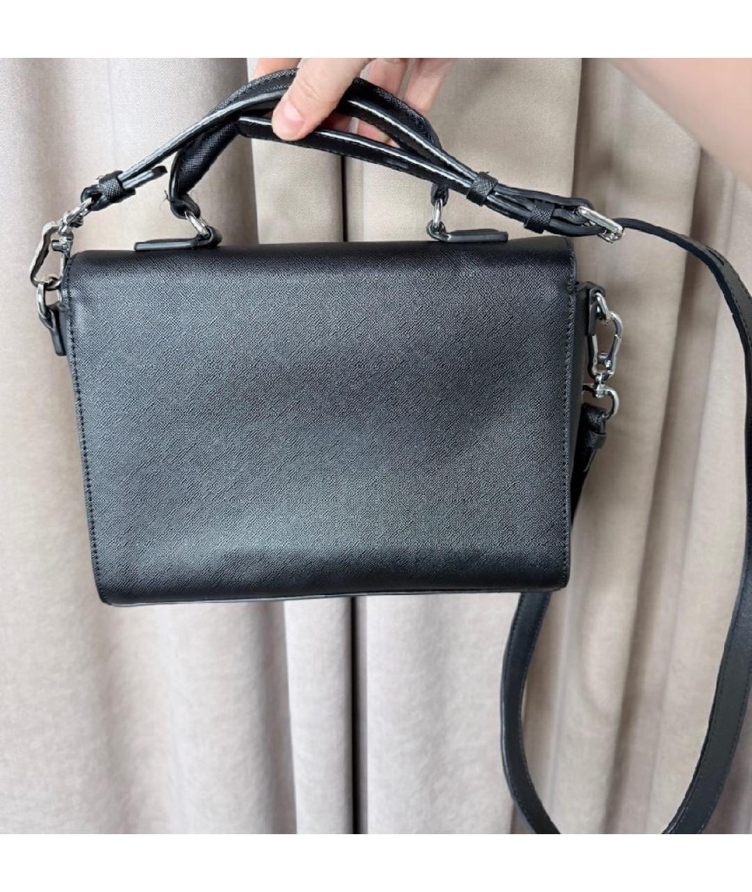 KARL LAGERFELD Черная сумка через плечо из искусственной кожи, фото 4