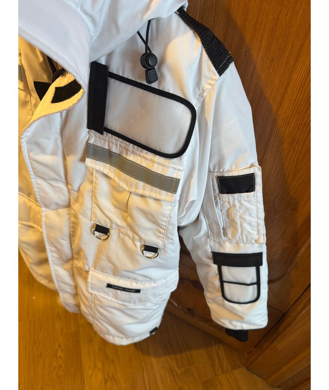 CANADA GOOSE Белый пуховик, фото 4