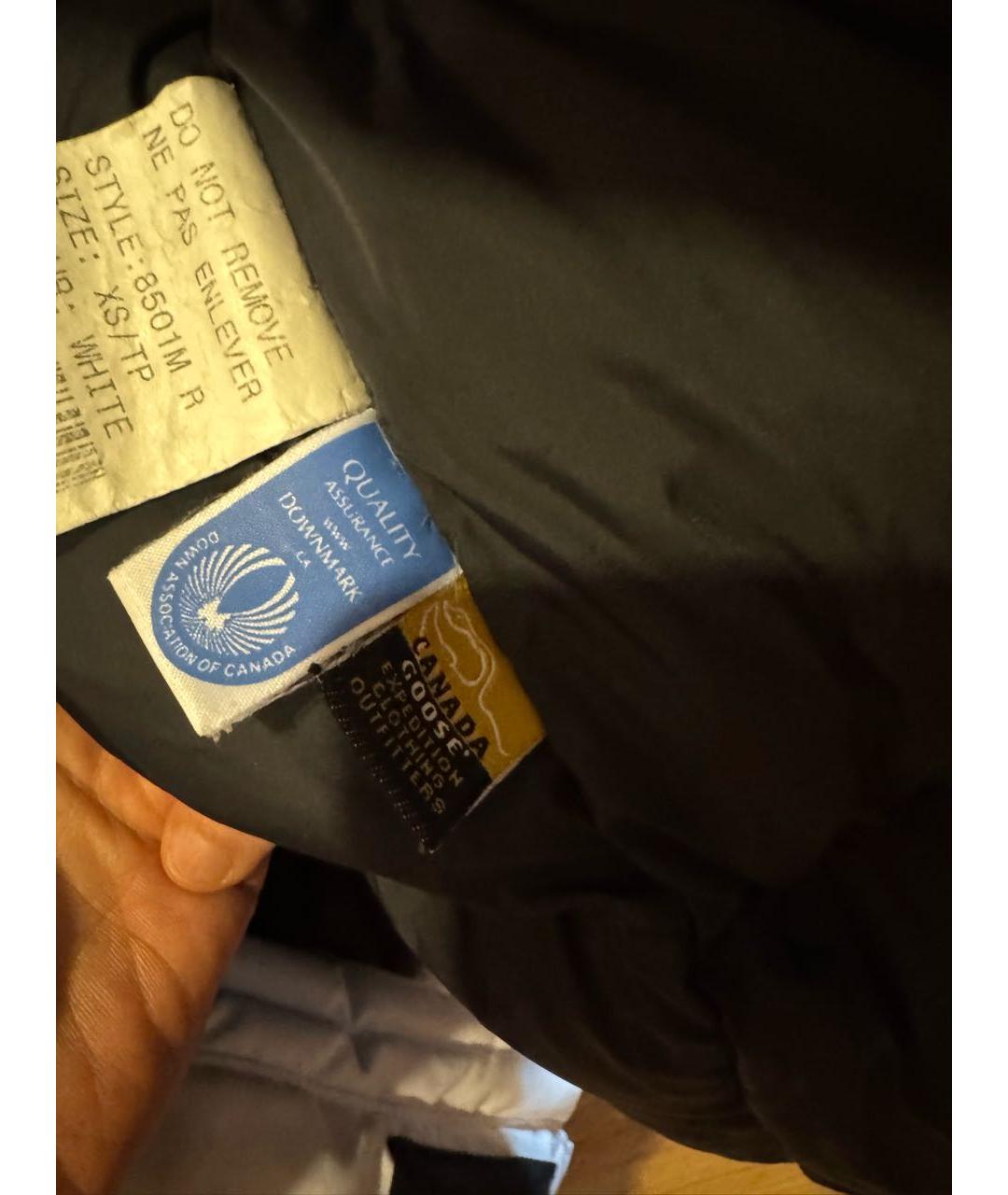 CANADA GOOSE Белый пуховик, фото 7