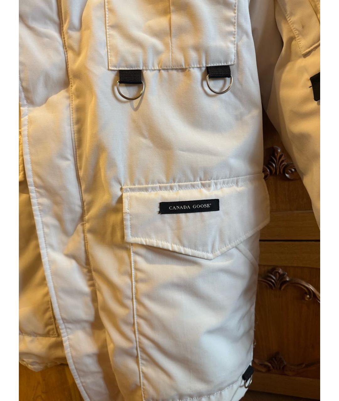 CANADA GOOSE Белый пуховик, фото 6