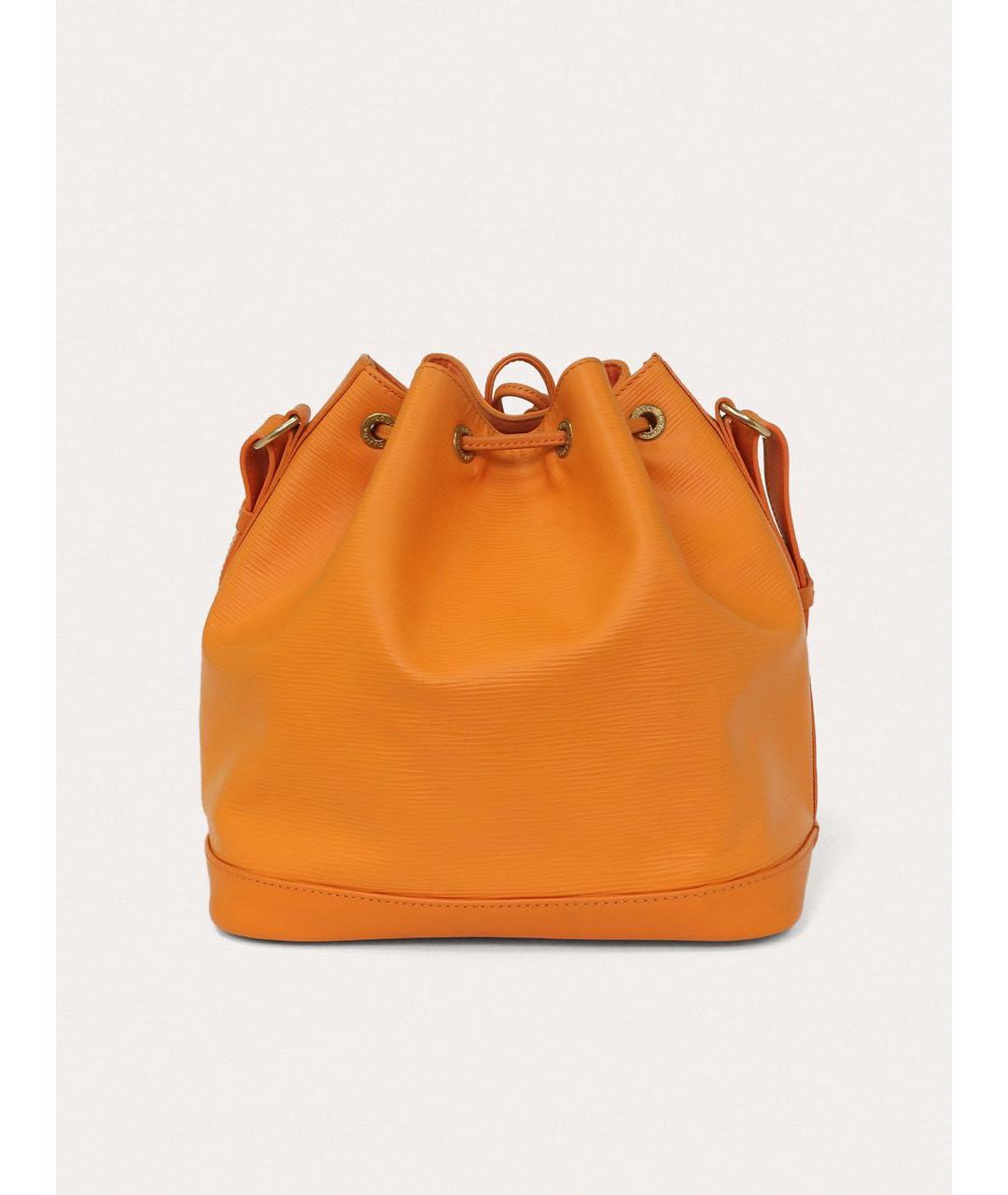 LOUIS VUITTON Оранжевая кожаная сумка через плечо, фото 3