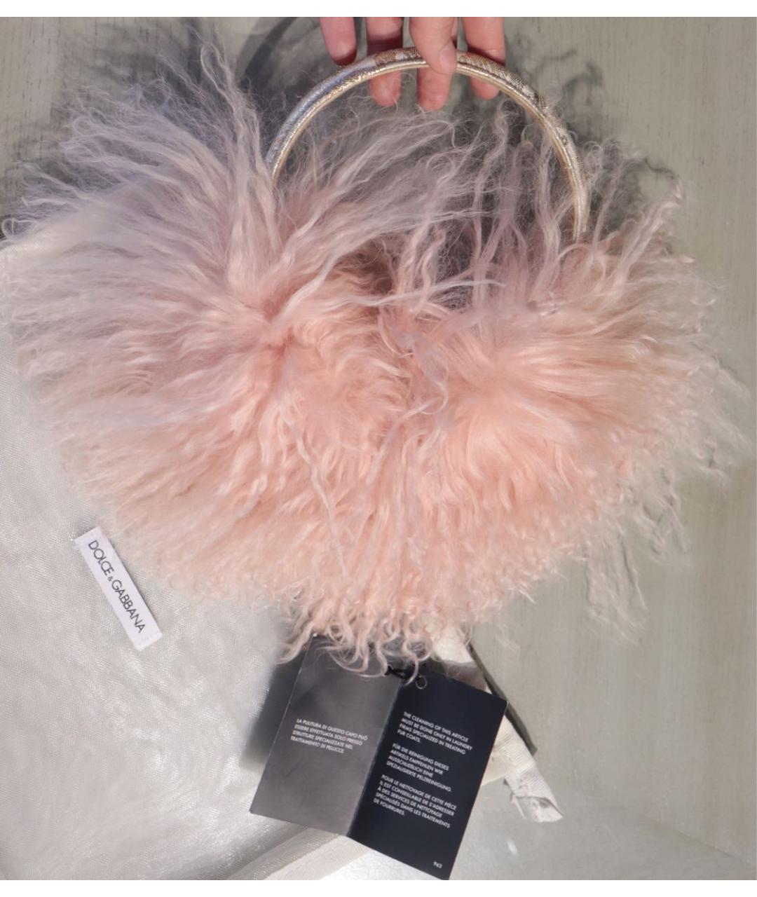 DOLCE&GABBANA Розовые кожаные наушники, фото 2