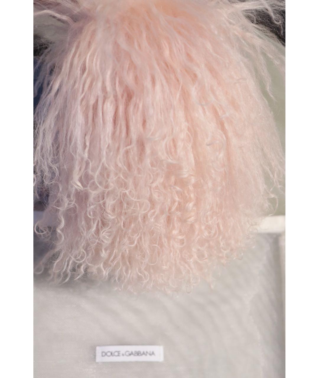 DOLCE&GABBANA Розовые кожаные наушники, фото 4