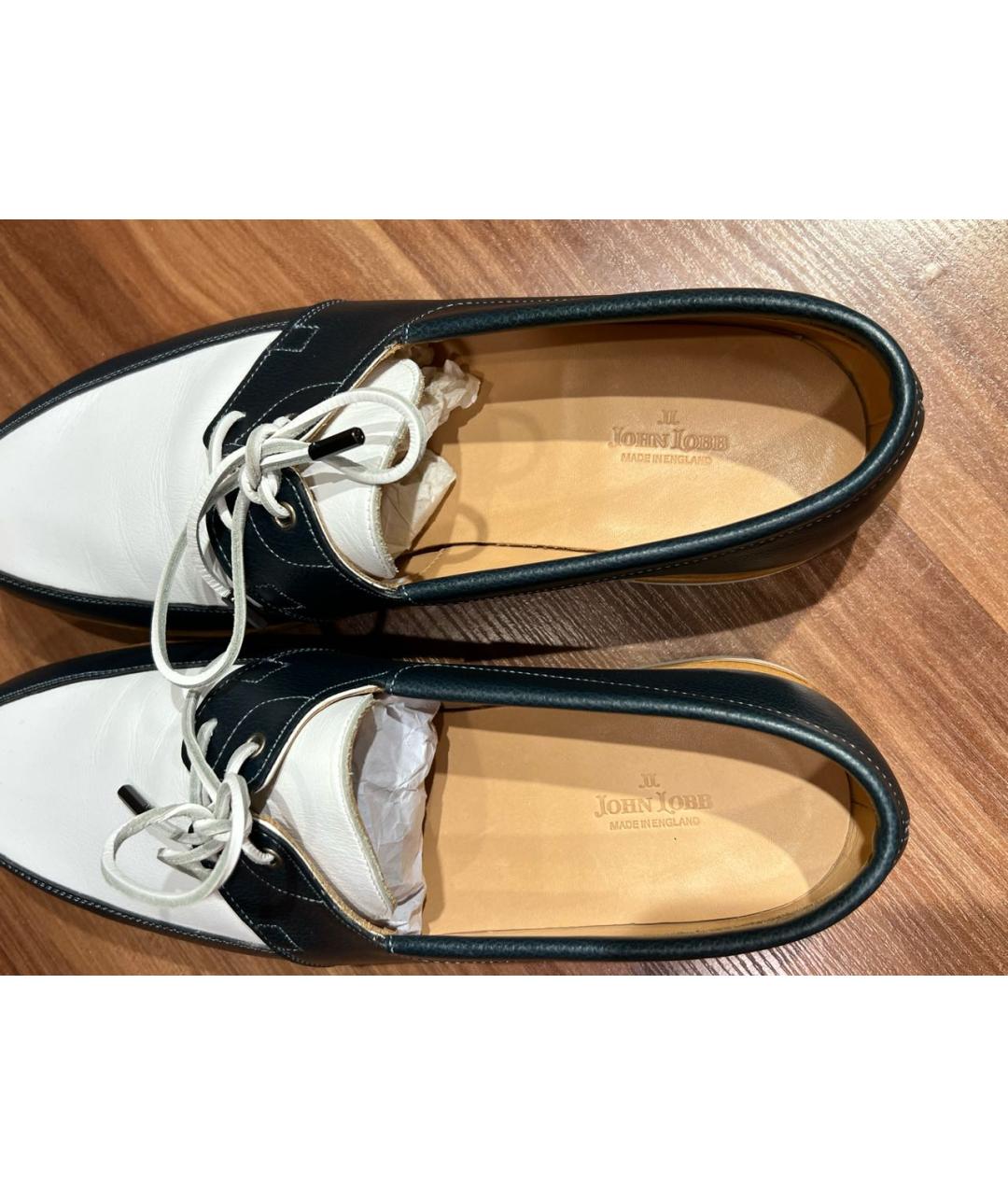 JOHN LOBB Мульти кожаные мокасины, фото 8