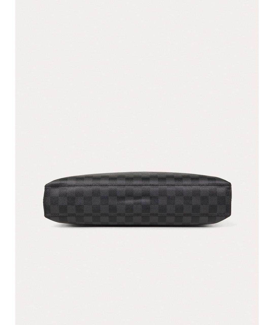 LOUIS VUITTON Черный портфель, фото 4