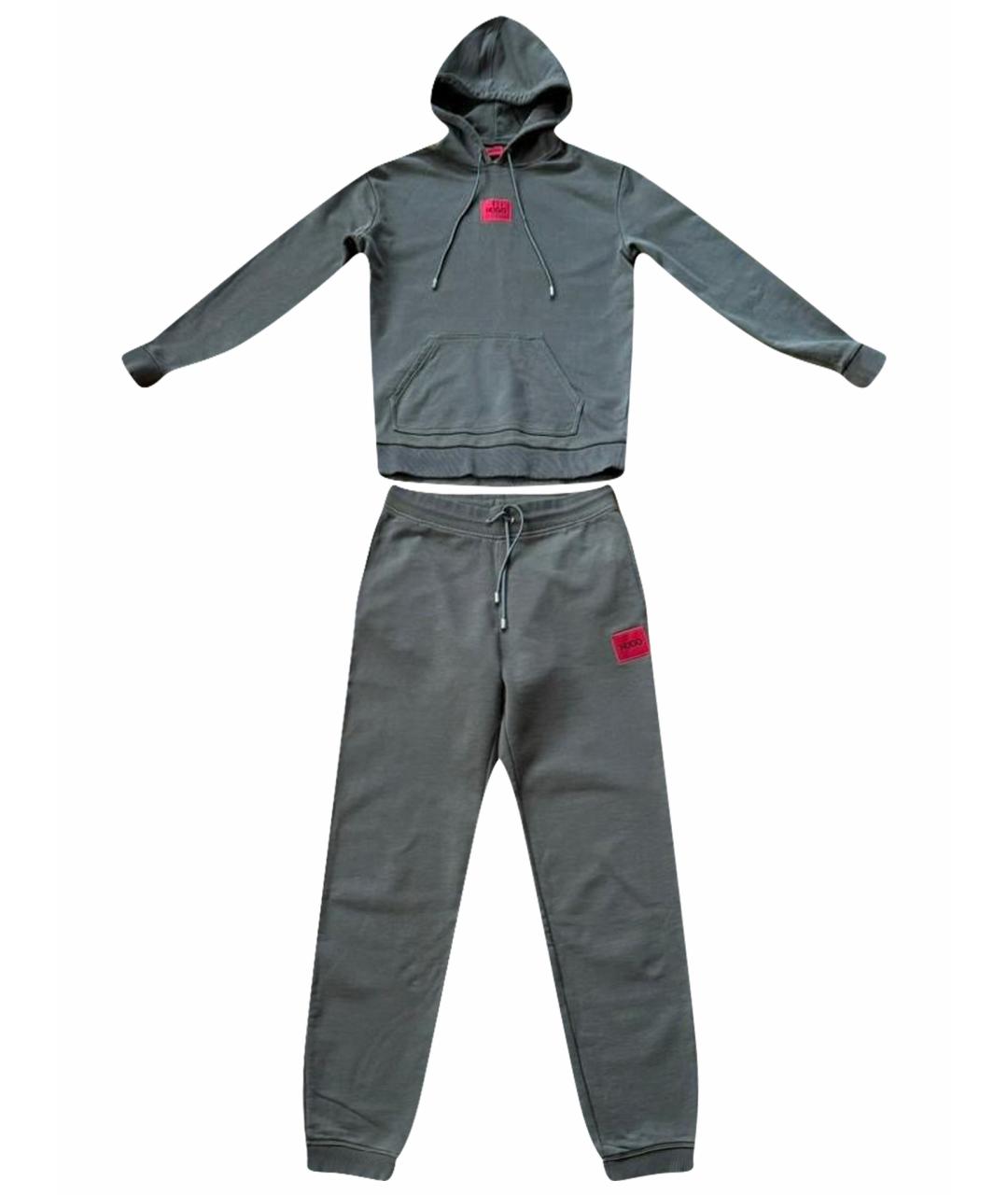 HUGO Хаки хлопковый спортивные костюмы, фото 1