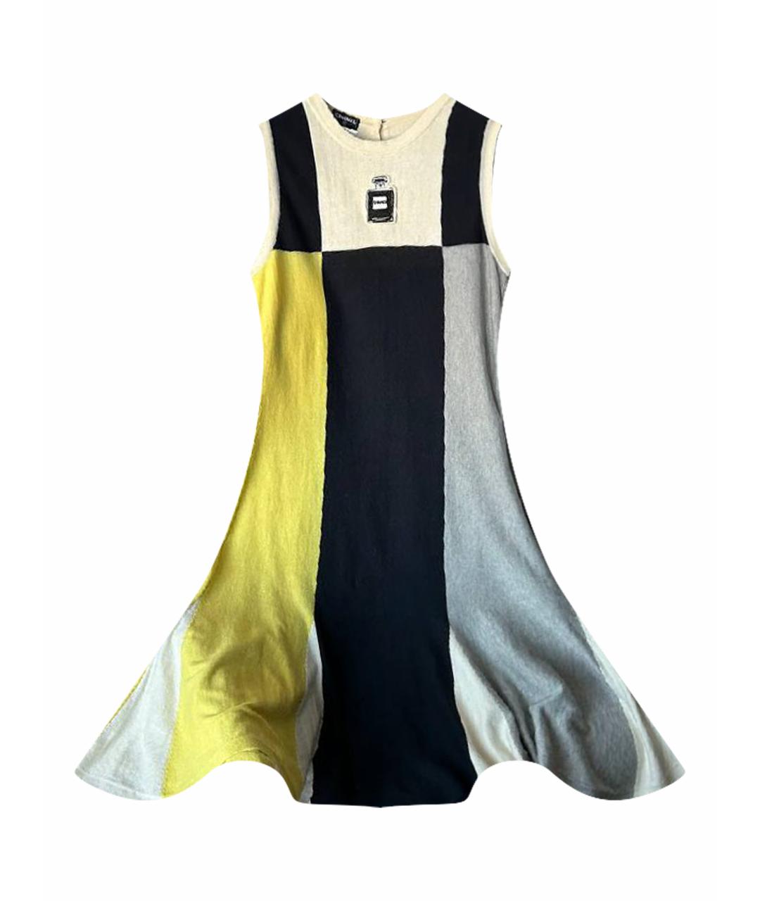 CHANEL Мульти хлопковое повседневное платье, фото 1