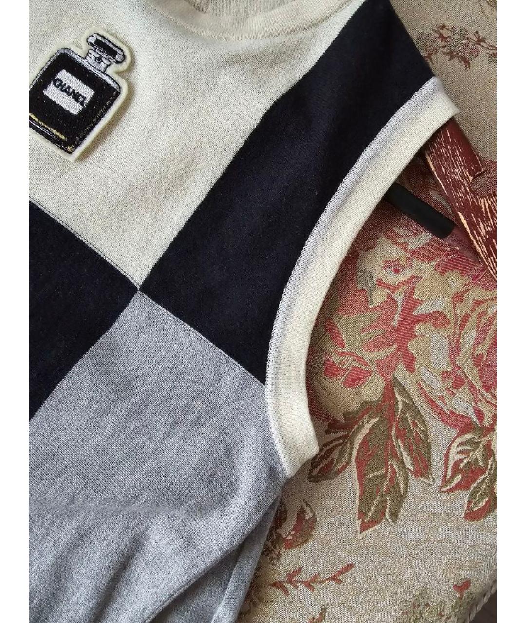 CHANEL Мульти хлопковое повседневное платье, фото 9