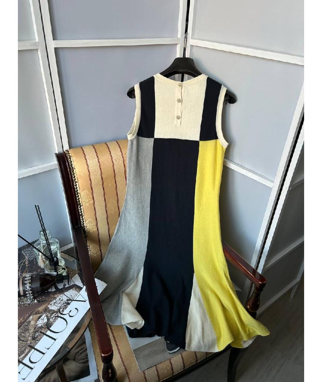 CHANEL Мульти хлопковое повседневное платье, фото 2