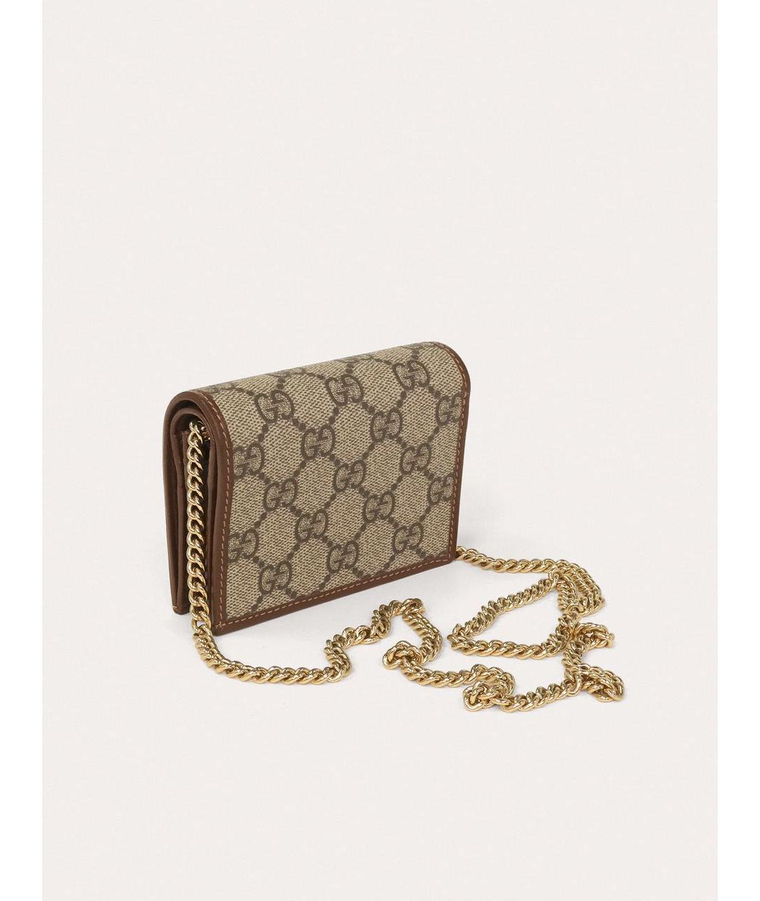 GUCCI Коричневый кошелек, фото 3