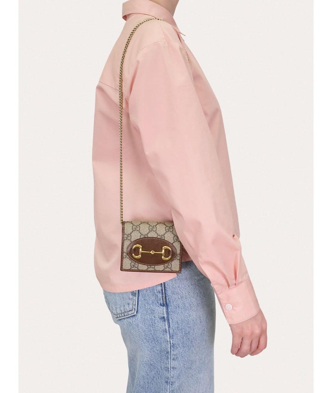 GUCCI Коричневый кошелек, фото 8