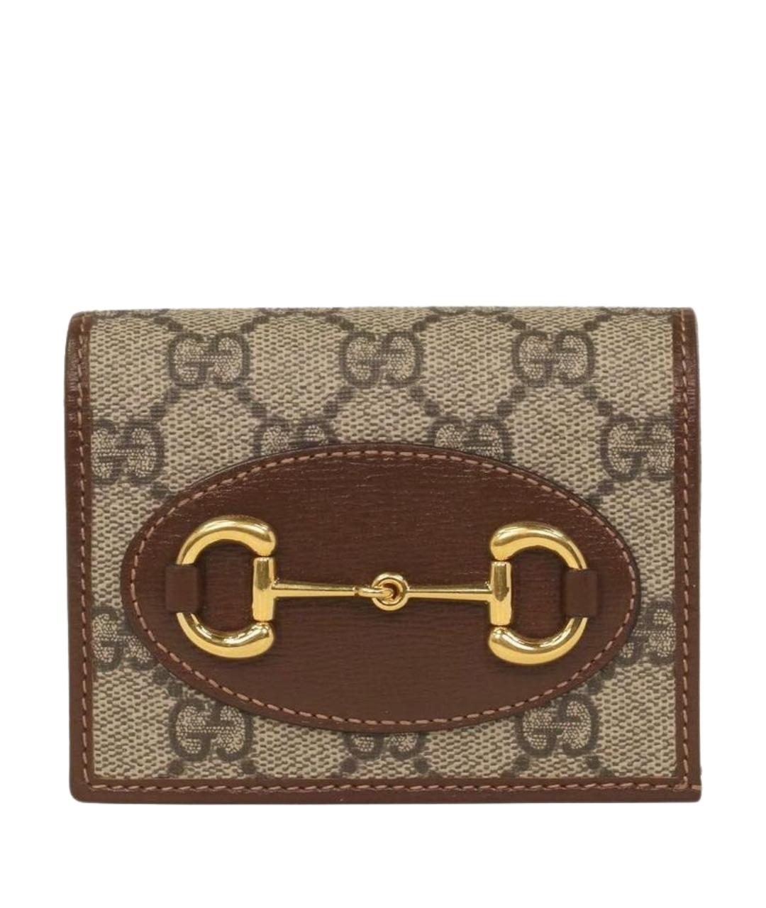 GUCCI Коричневый кошелек, фото 1