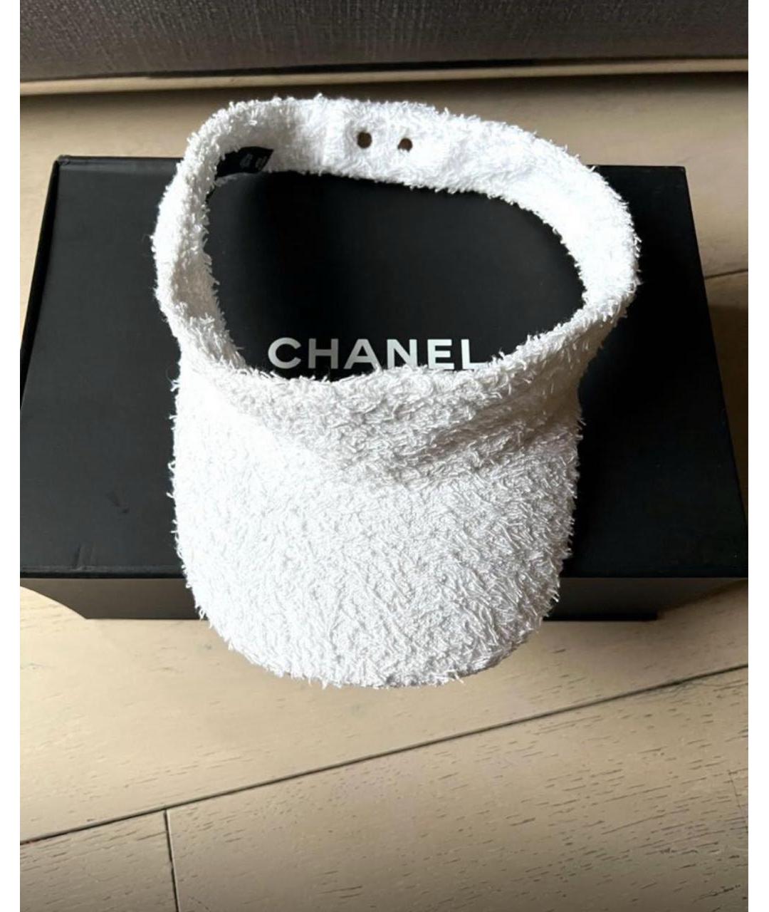 CHANEL Белая кепка, фото 8
