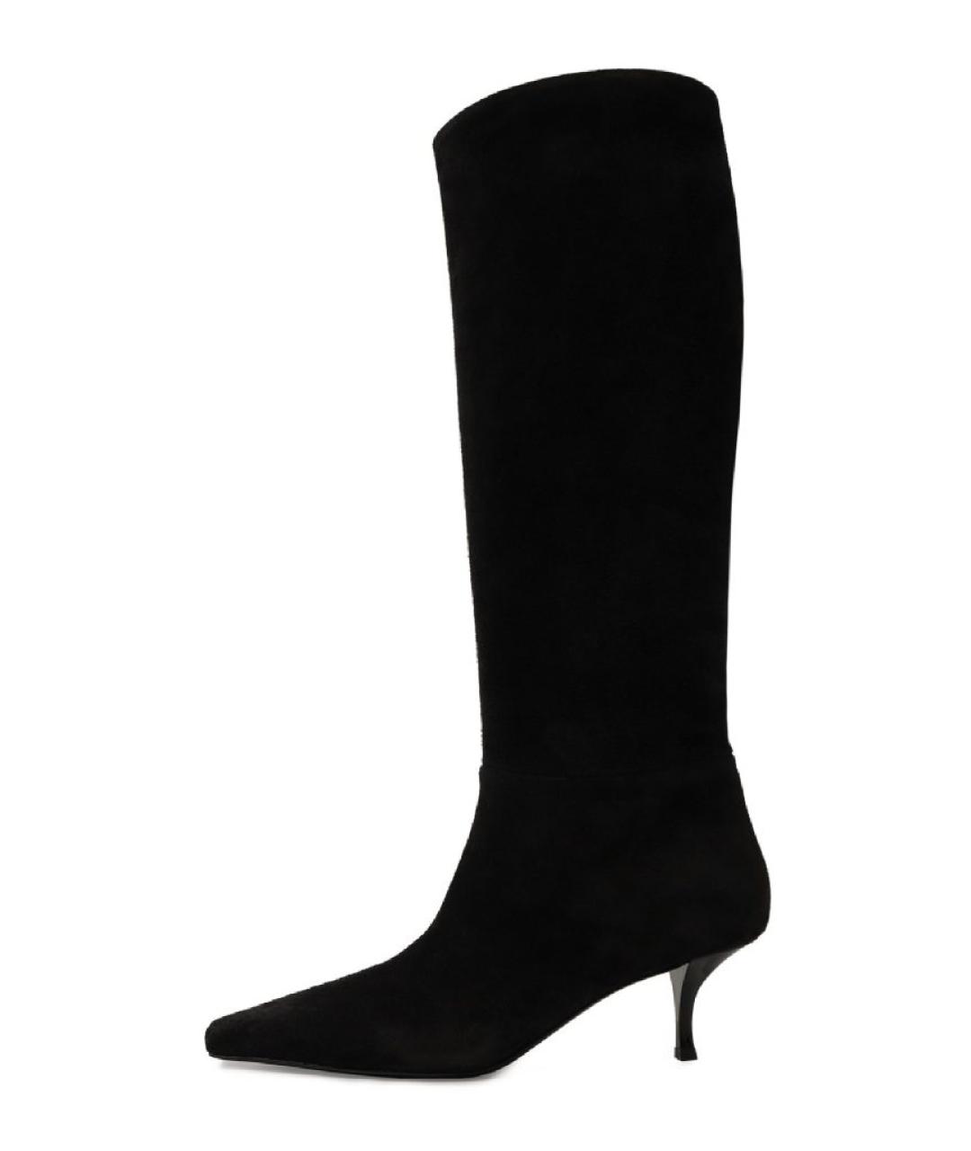 NEOUS Черные замшевые сапоги, фото 10