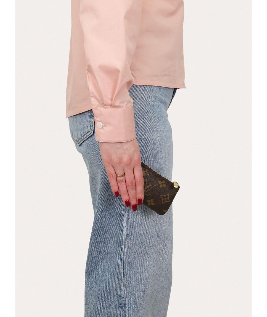 LOUIS VUITTON Коричневая ключница, фото 6