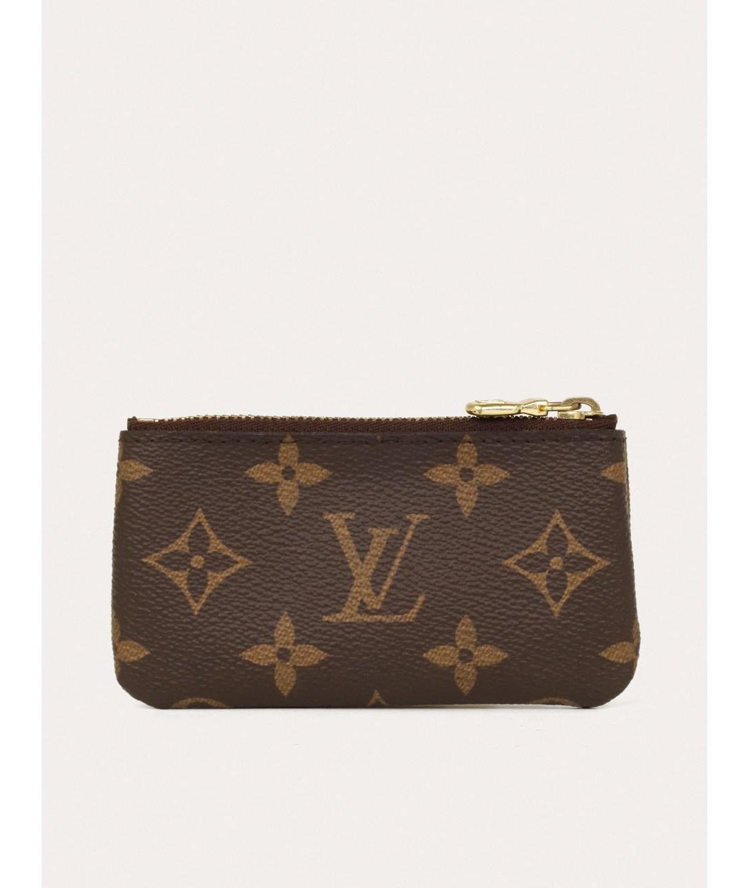 LOUIS VUITTON Коричневая ключница, фото 3