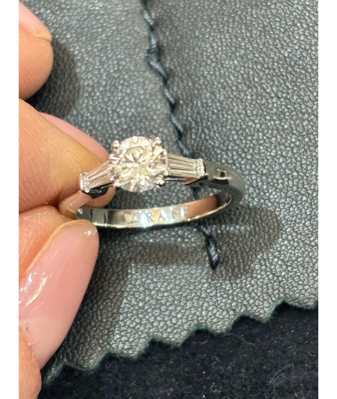 GRAFF Серебряное кольцо из белого золота, фото 9