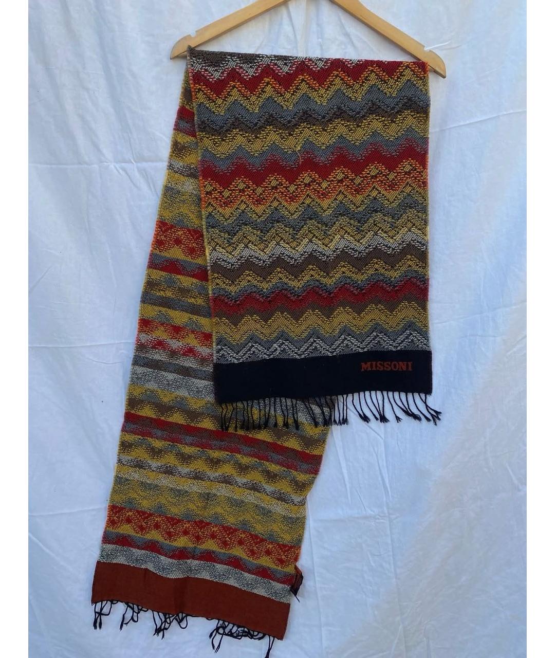 MISSONI Мульти шерстяной шарф, фото 2