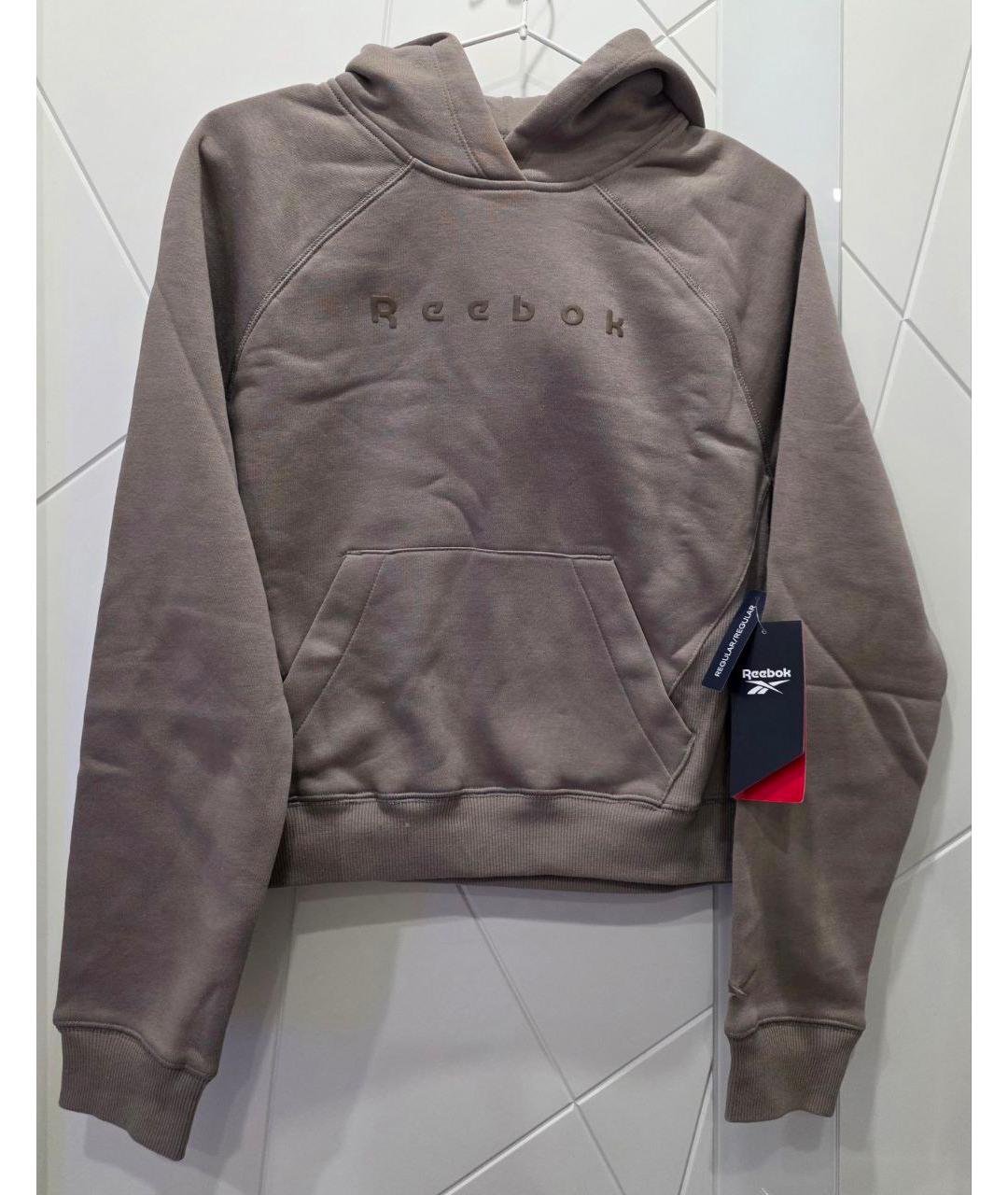 REEBOK Серый хлопковый спортивные костюмы, фото 4