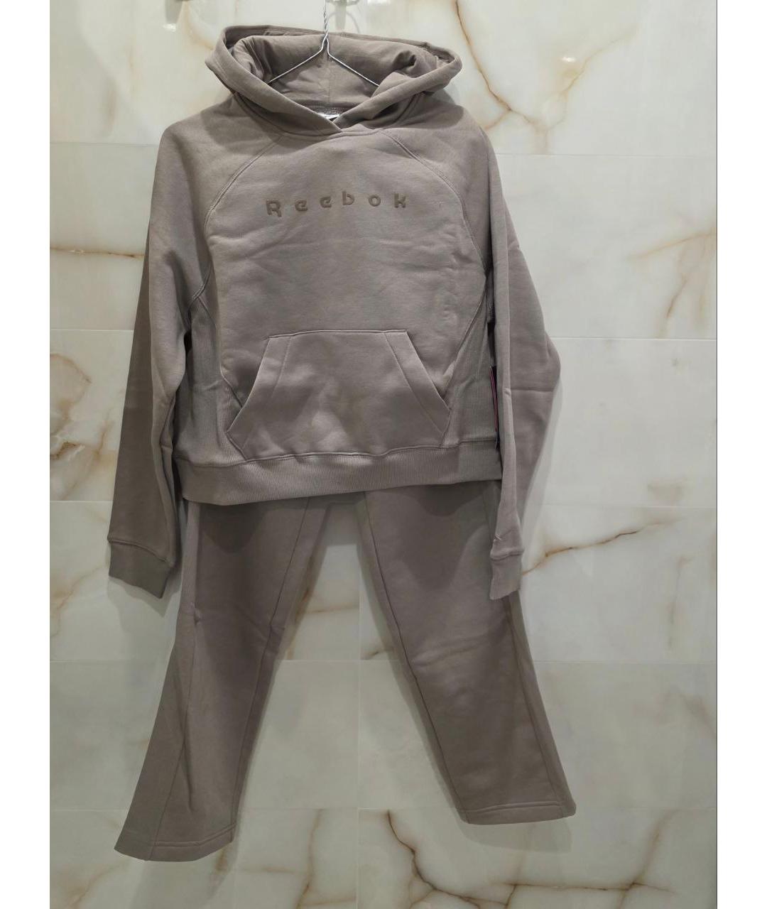 REEBOK Серый хлопковый спортивные костюмы, фото 8