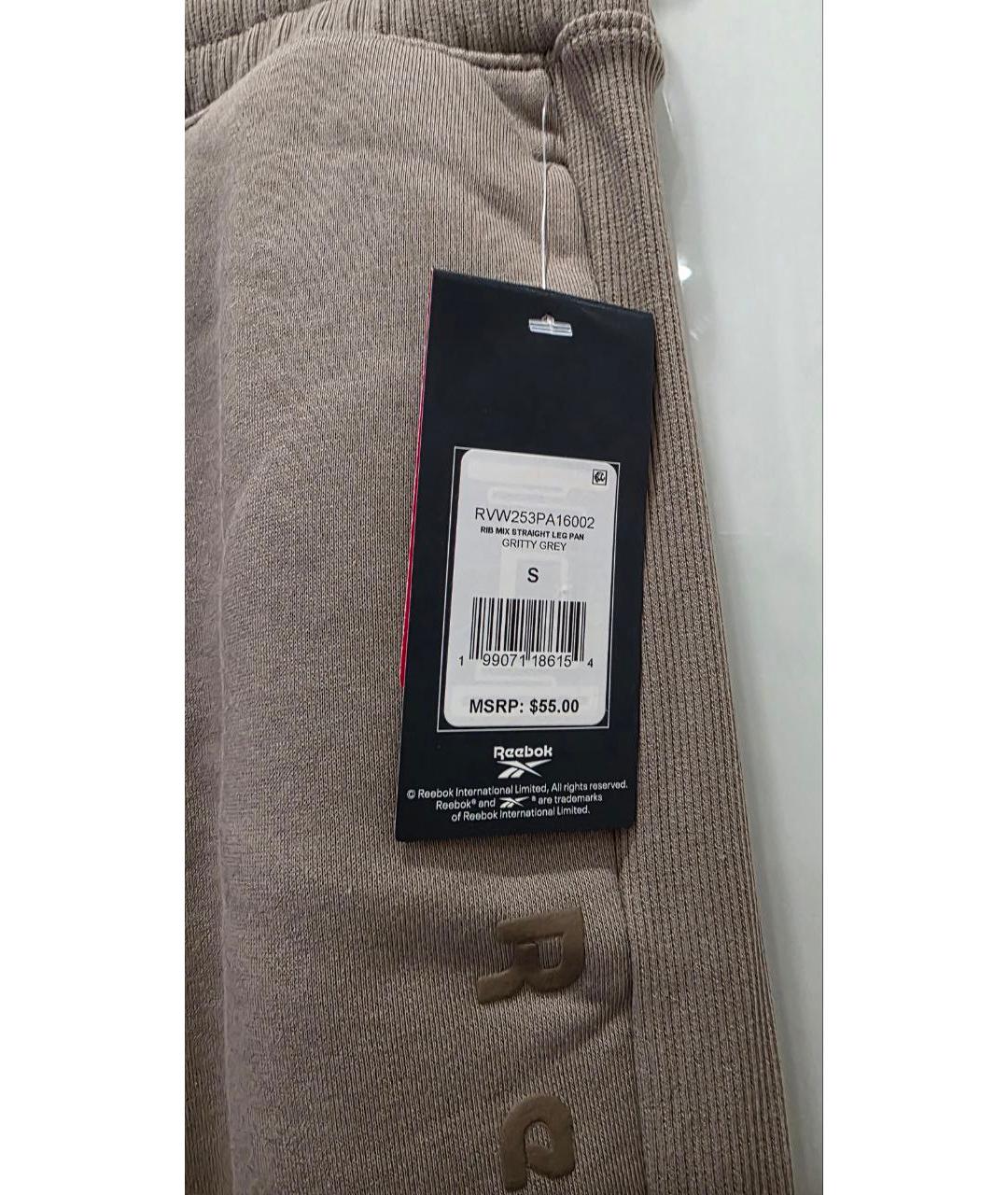 REEBOK Серый хлопковый спортивные костюмы, фото 8