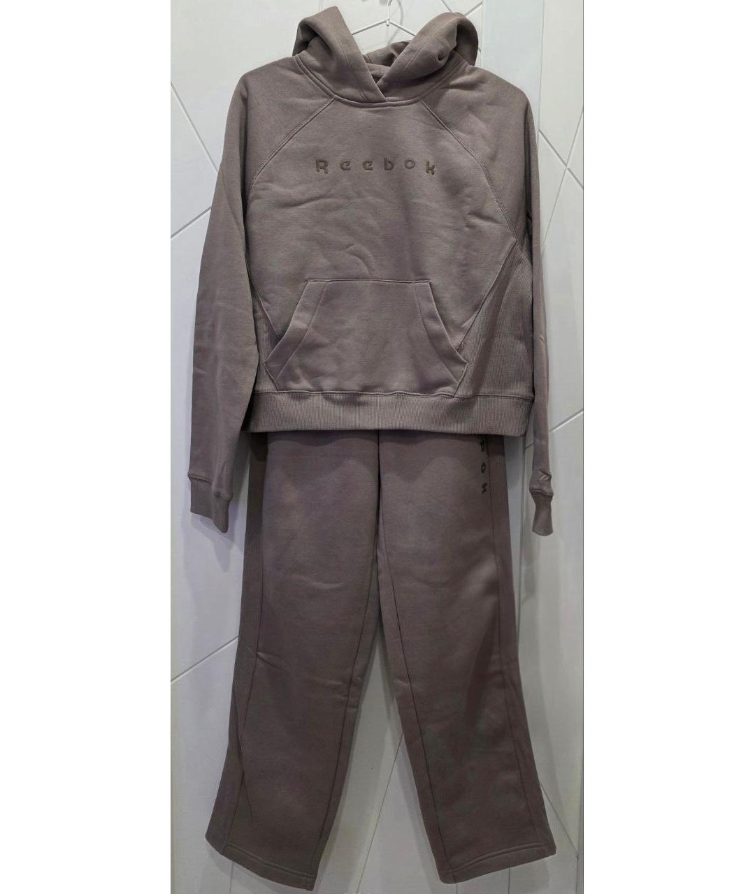 REEBOK Серый хлопковый спортивные костюмы, фото 2