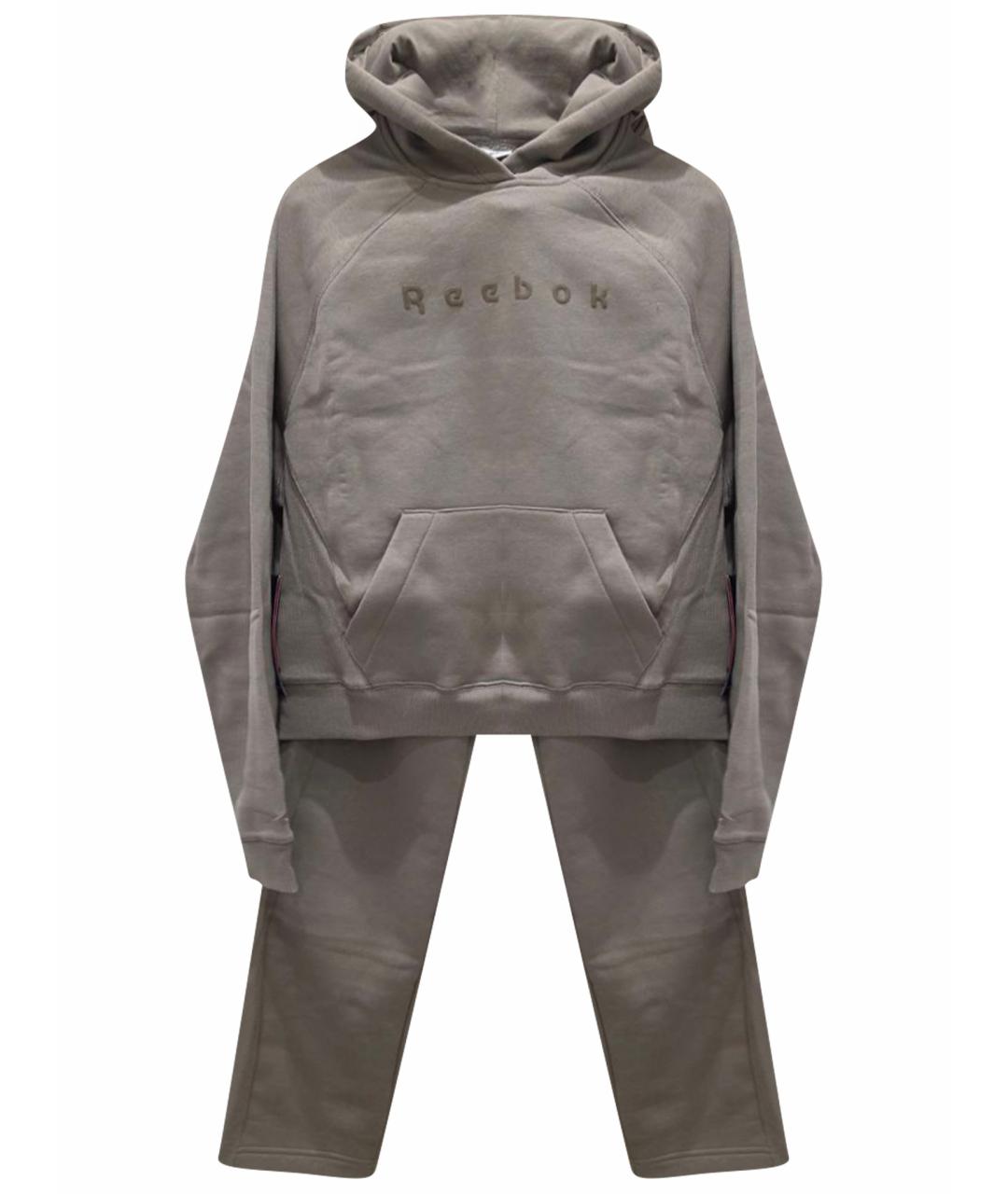 REEBOK Серый хлопковый спортивные костюмы, фото 1