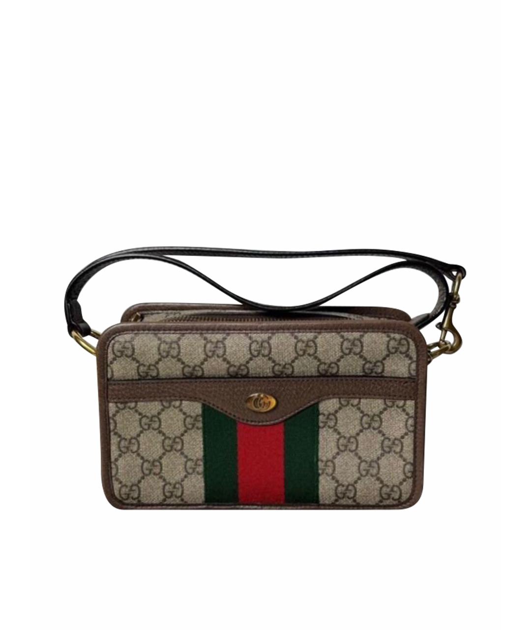 GUCCI Коричневая сумка с короткими ручками, фото 9