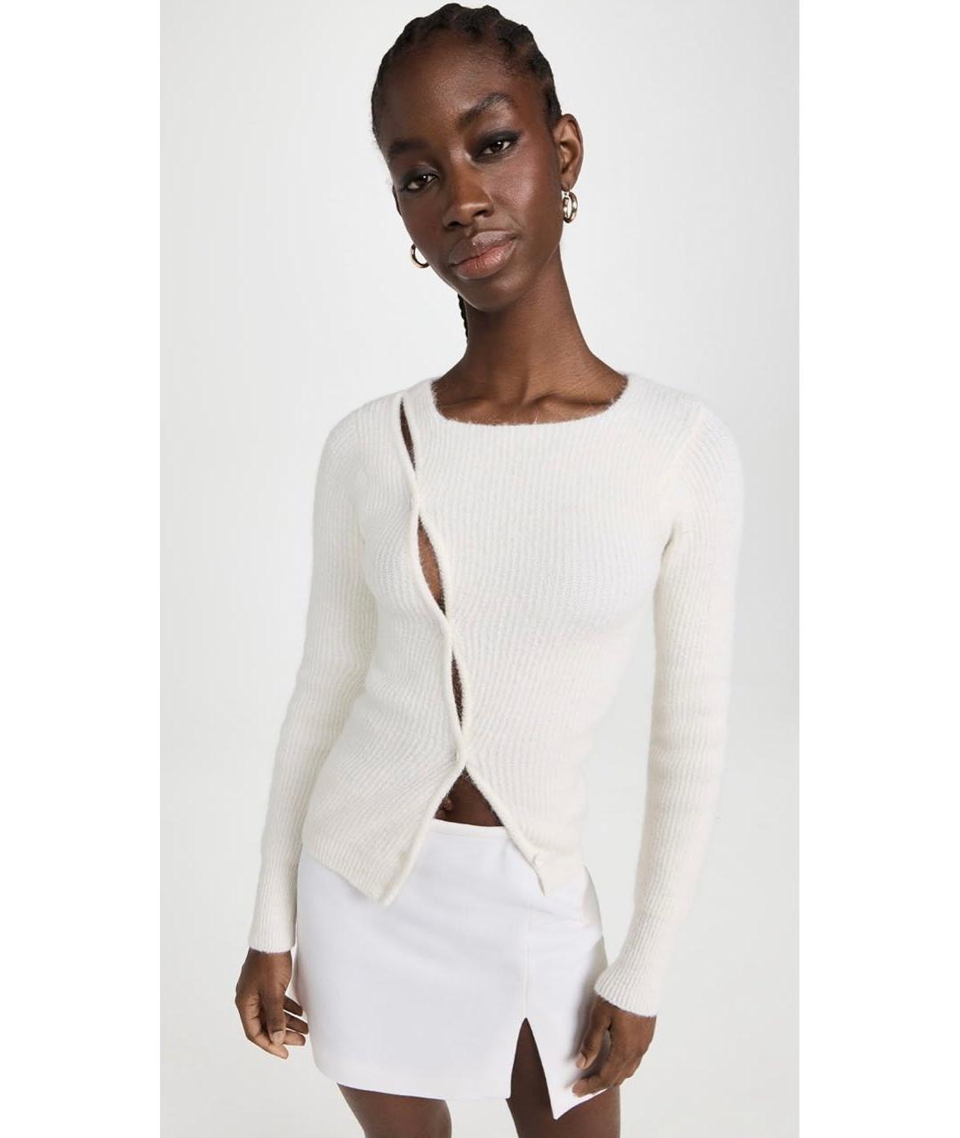 JACQUEMUS Белый шерстяной джемпер / свитер, фото 6