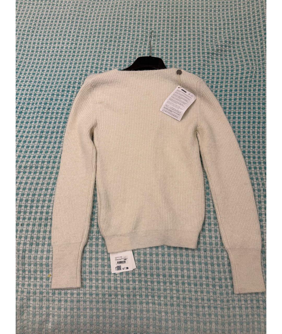 JACQUEMUS Белый шерстяной джемпер / свитер, фото 5