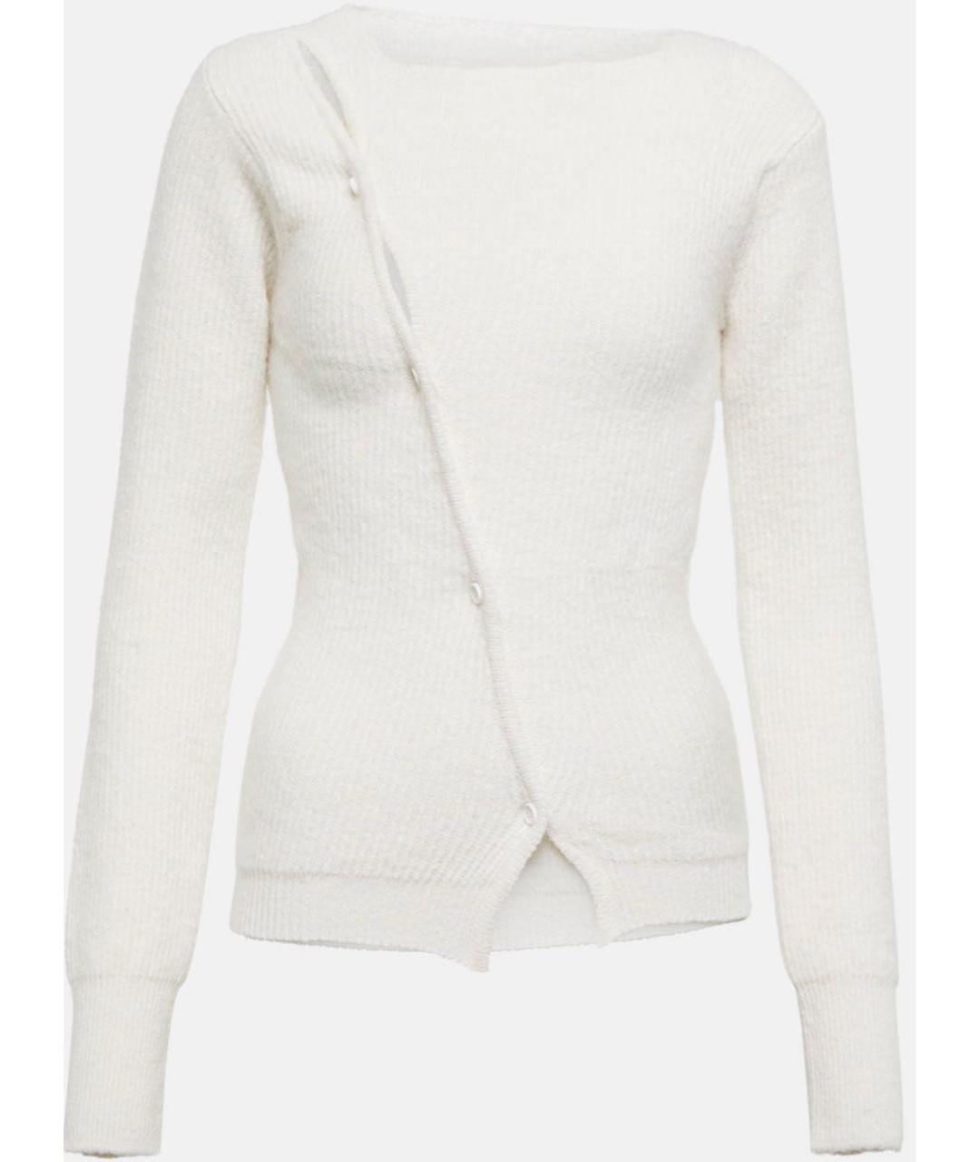 JACQUEMUS Белый шерстяной джемпер / свитер, фото 9