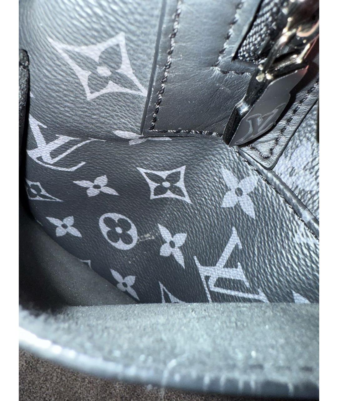 LOUIS VUITTON Антрацитовый рюкзак, фото 7