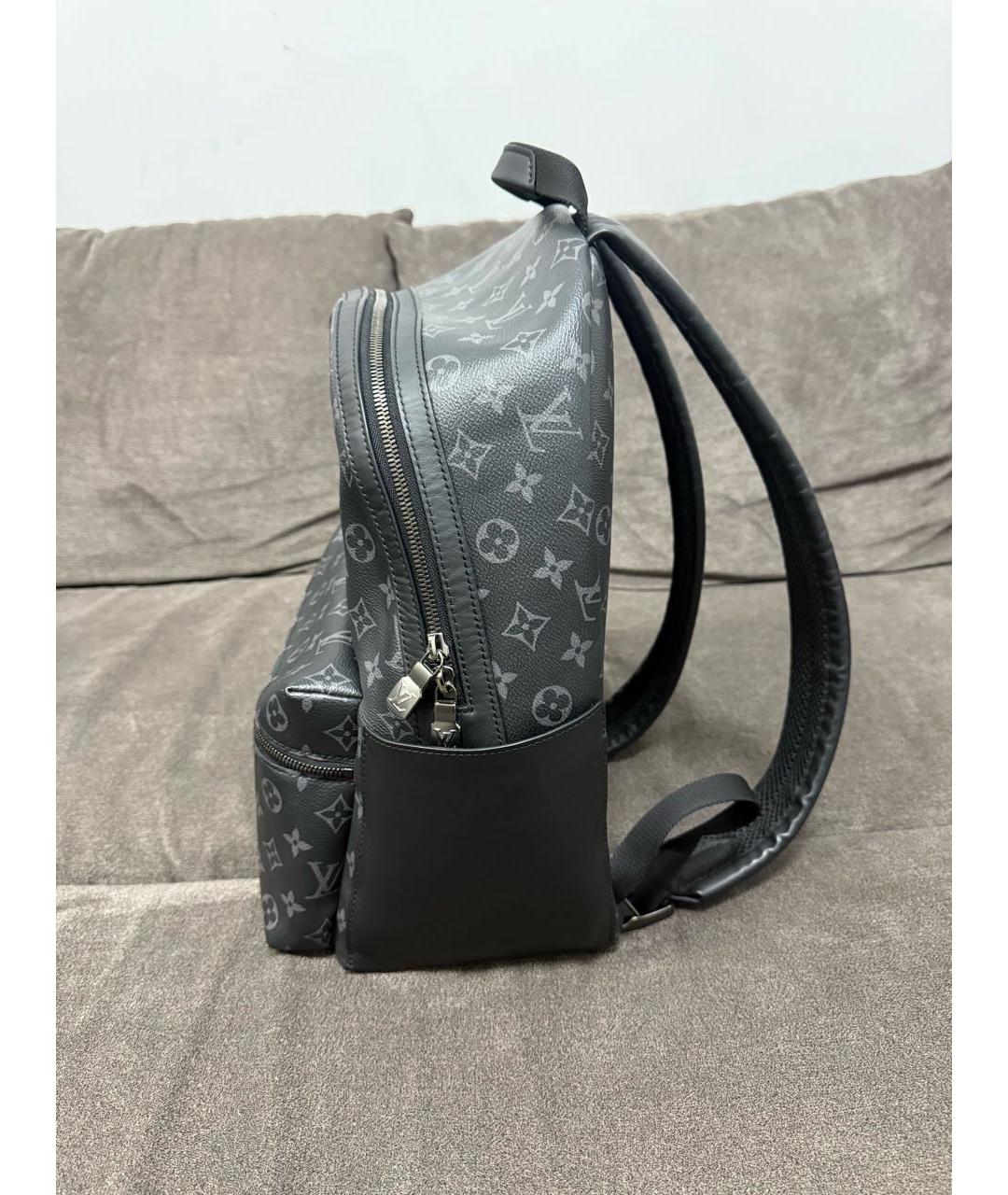 LOUIS VUITTON Антрацитовый рюкзак, фото 3