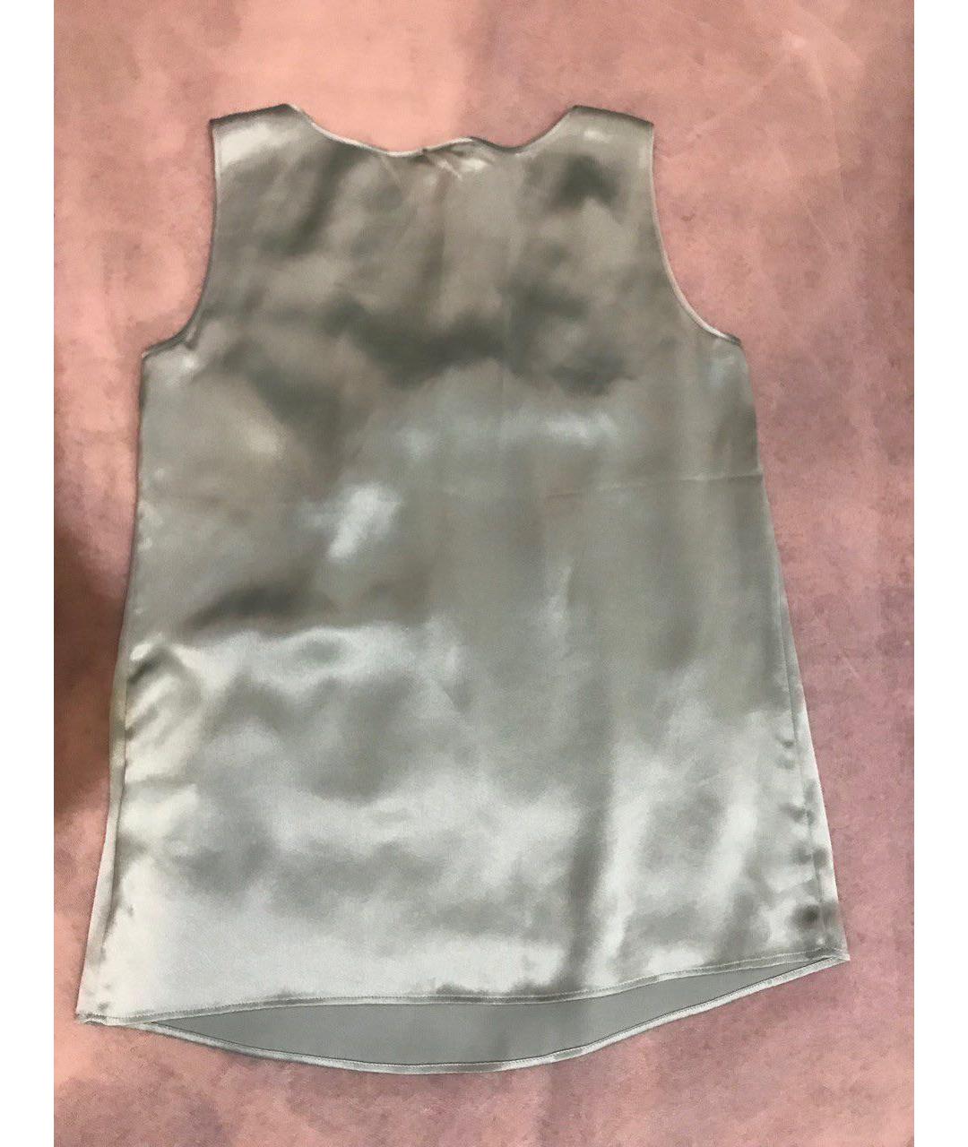 ESCADA Зеленая шелковая блузы, фото 3