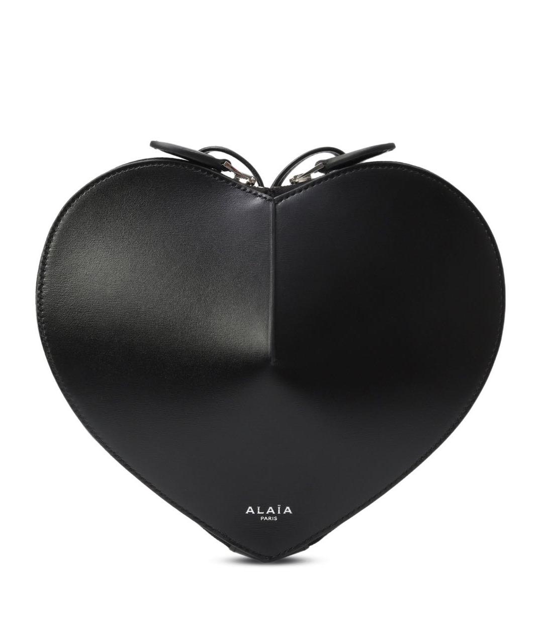 ALAIA Черная кожаная сумка через плечо, фото 5